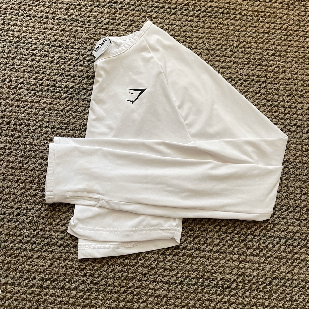 Long Sleeve Gymshark Crop Top